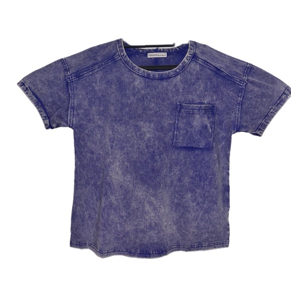 ACID WASHED ROUND NECK T-SHIRTS - Picture 2 of 8